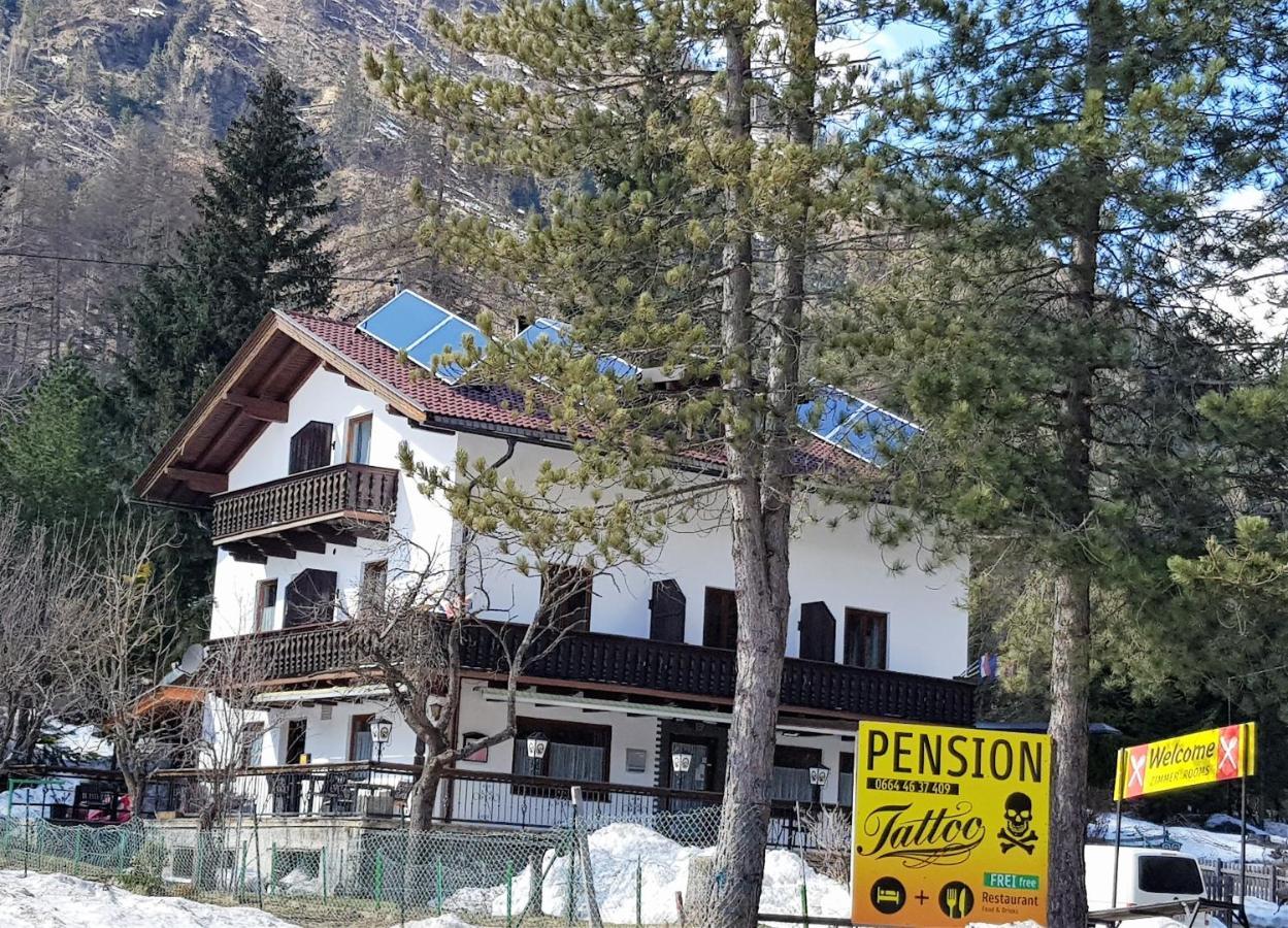 Tattoo Pension Mit Restaurant Und Tattoo-Studio Mörtschach Exteriér fotografie